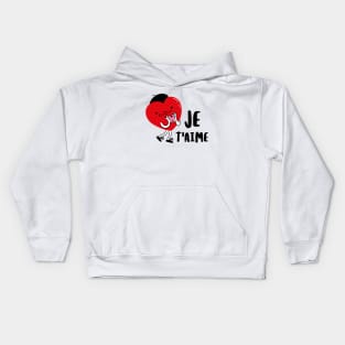 Monsieur Heart Kids Hoodie